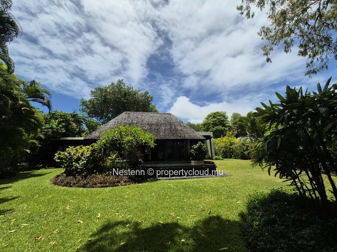 Luxurious modern villa with private pool and seafront access