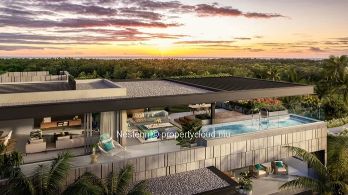 Appartement de 3 chambres en domaine sécurisé proche de la plage 