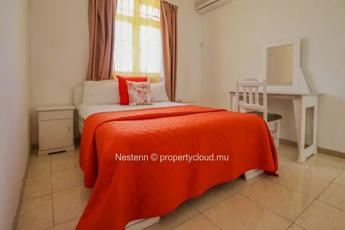 3-Bedroom apartment nust 2 minutes from the beach with modern comforts and swimming pool.