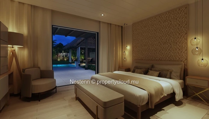 Villa contemporaine de 4 chambres dans un domaine recherché. 