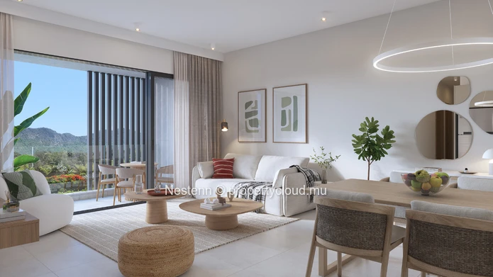 Appartement moderne de 2 chambres avec vue sur les montagnes et proche des commodités
