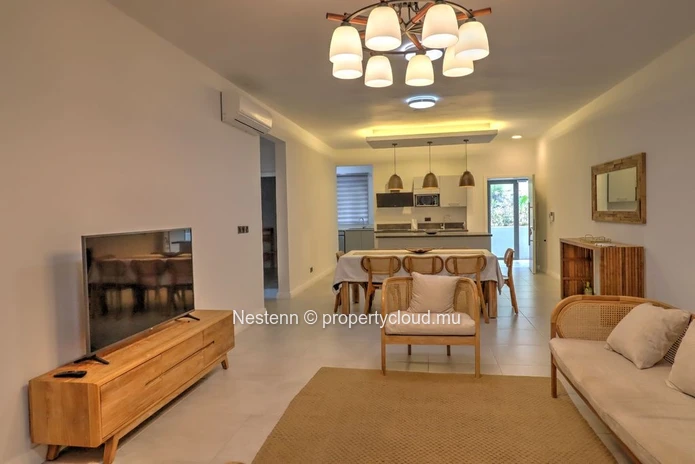 Appartement meublé de 3 chambres en résidence sécurisée 