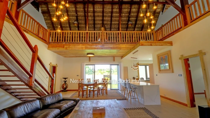Sublime villa de 6 chambres de style balinais en résidence sécurisée