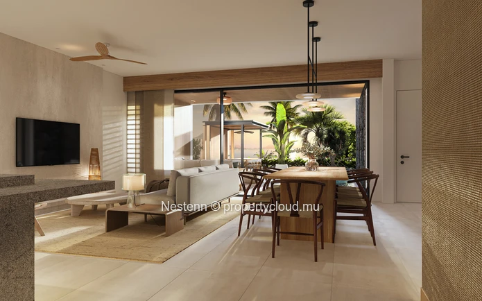 Spendide villa de 4 chambres accès direct plage et vue lagon 