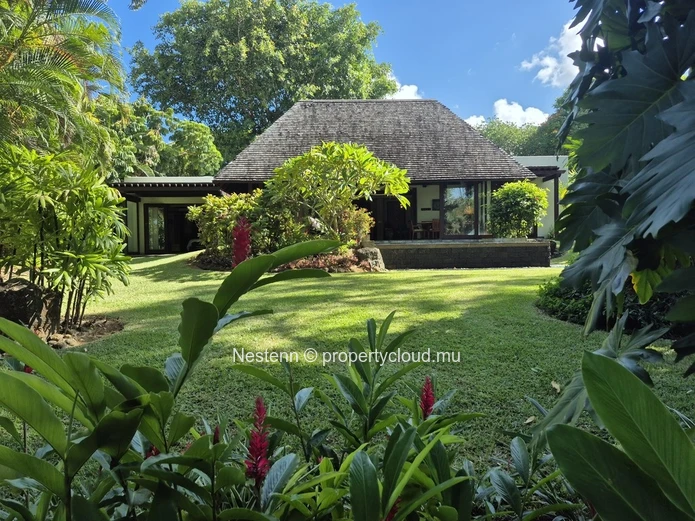 Luxurious modern villa with private pool and seafront access