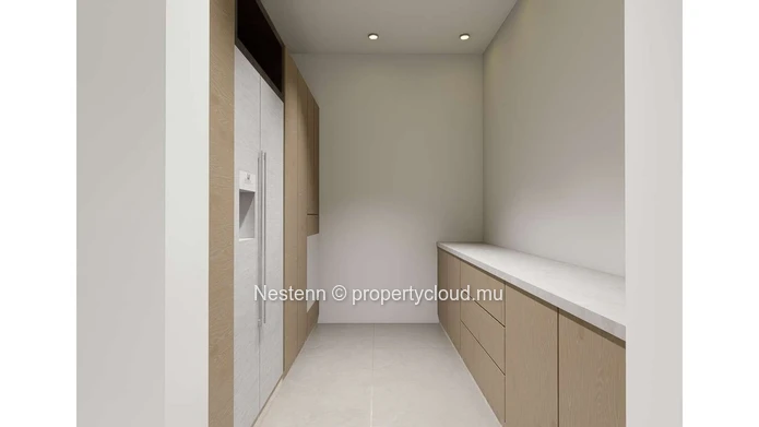 Penthouse avec piscine sur toit terrasse et vue panoramique