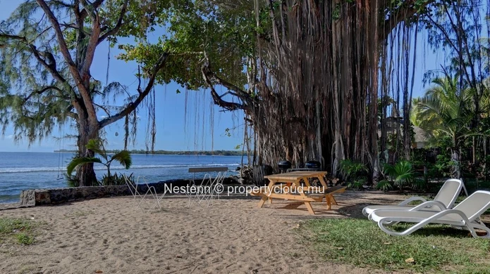 Bien d'exception en front de mer – Charme mauricien & accès direct plage 