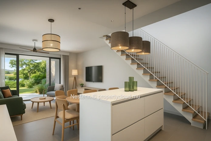 Villa en duplex de 3 chambres avec piscine privée dans une région préservée. 