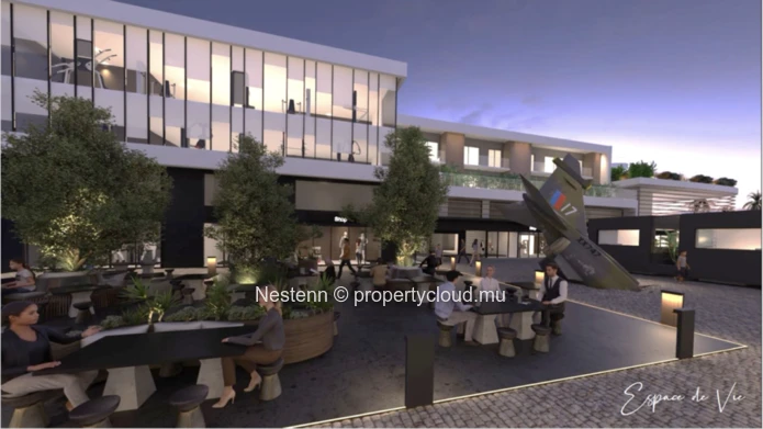 Maison moderne de 2 chambres avec terrasse couverte et bureau