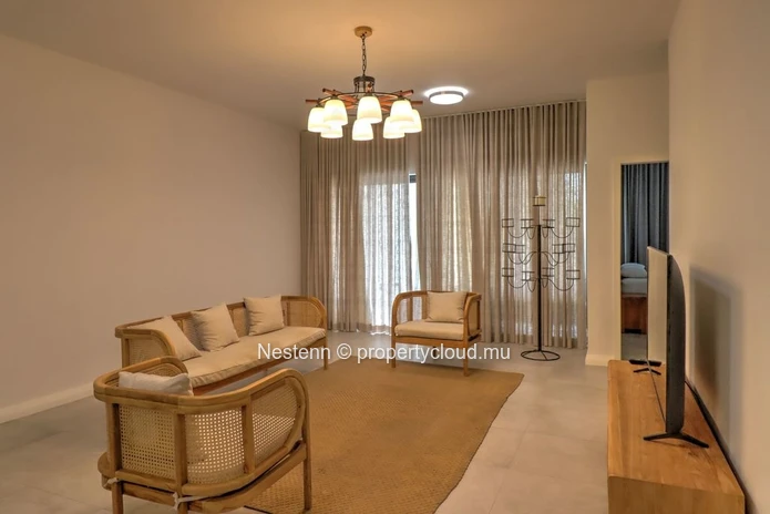 Appartement meublé de 3 chambres en résidence sécurisée 