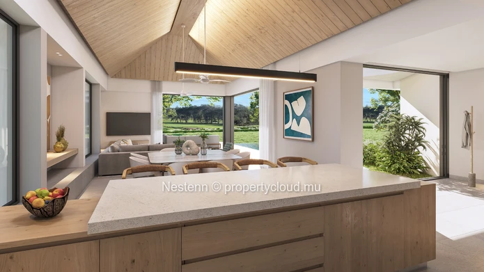 Villa contemporaine de 3 chambres vue mer