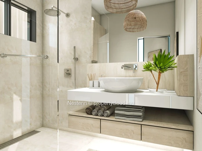 Appartement de 3 chambres avec acces mer
