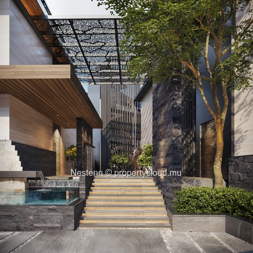 Rare villa de 3 chambres en suite pieds dans l'eau avec rooftop aménagé