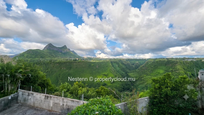 House overlooking the ravine with magnificent views 