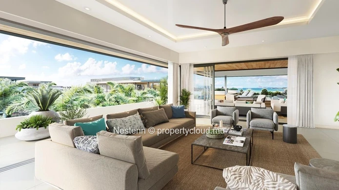 Penthouse de quatres chambres dans un domaine prestigieux proche de la plage