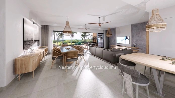 Villa en construction sur un golf 