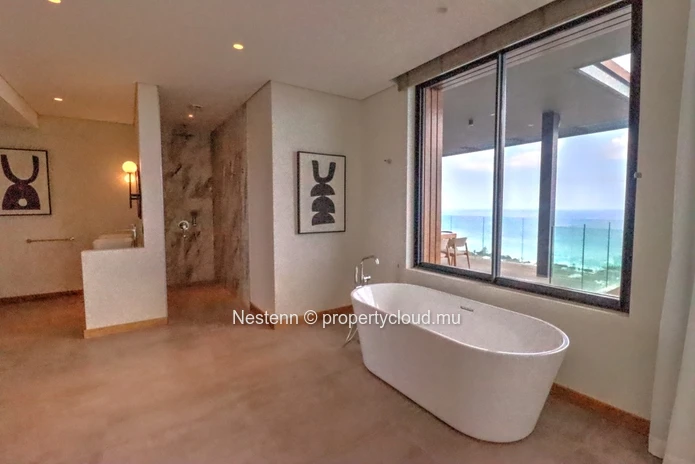 Villa d'exception de 5 chambres en suite avec vue imprenable sur le lagon et la montagne du Morne 