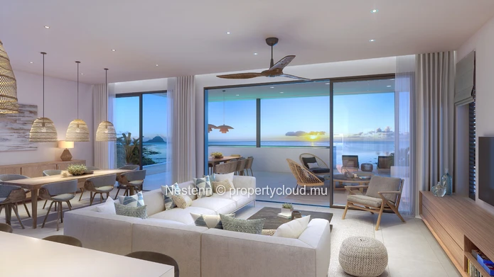 Penthouse de prestige de 3 chambres avec vue mer