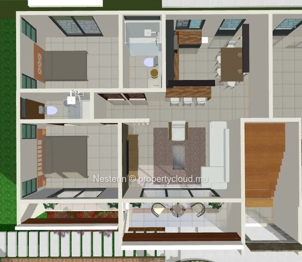 Penthouse duplex neuf – avec toit-terrasse privatif et vue imprenable sur le coucher de soleil