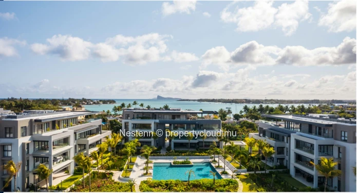 Appartement de 3 chambres en domaine sécurisé à quelques pas de la plage 