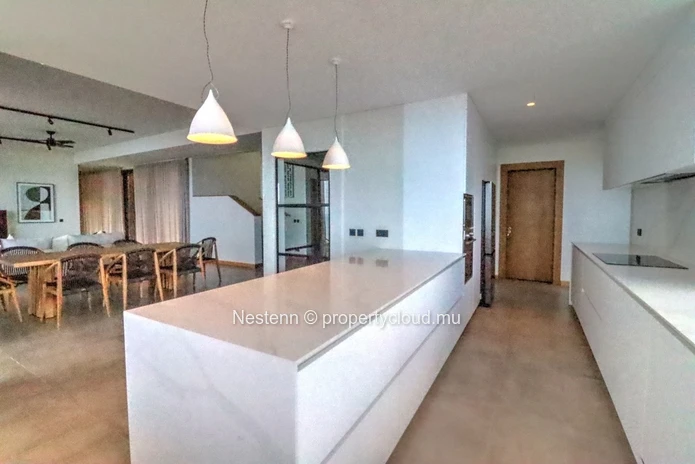 Villa d'exception de 5 chambres en suite avec vue imprenable sur le lagon et la montagne du Morne 