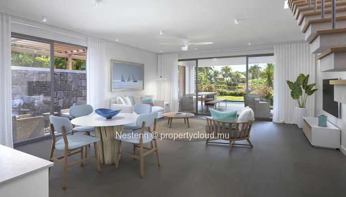 Villa en duplex de 3 chambres avec piscine privée dans une région préservée.
