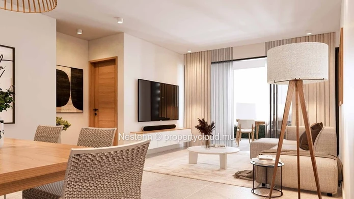 Appartement moderne de 3 chambres 