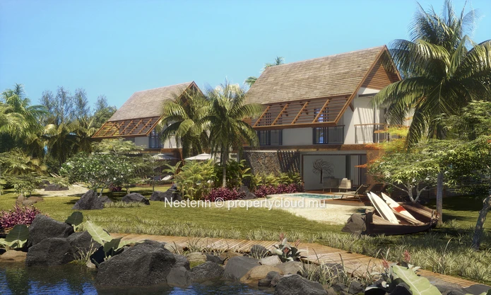 Villa en duplex de 3 chambres avec piscine privée dans une région préservée.