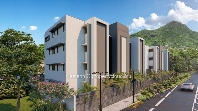 Penthouse de 2 chambres avec grande terrasse ouverte de 45m2