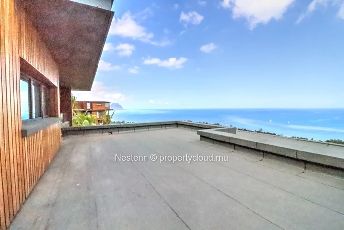 Villa d'exception de 5 chambres en suite avec vue imprenable sur le lagon et la montagne du Morne 