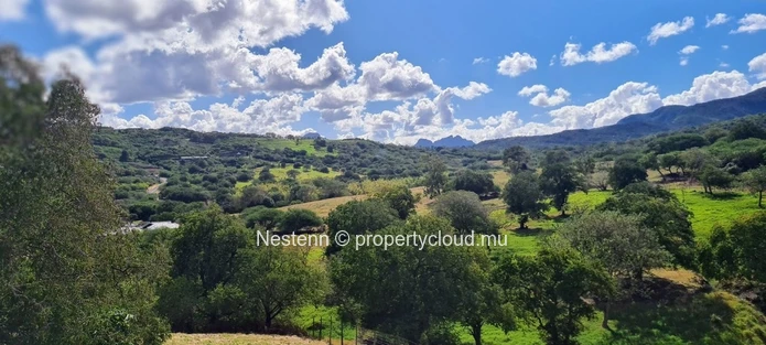 Contemporary duplex villa with 4 bedrooms, private pool, and mountain views in a secure residence