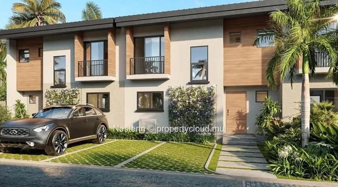 Jolie villa jumelée de 3 chambres avec terrasse ouverte sur jardin 