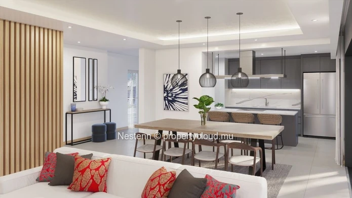 Appartement de 3 chambres en domaine sécurisé à quelques pas de la plage 
