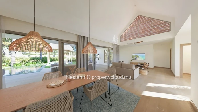 Villa de 3 chambres avec piscine privée dans une région préservée à proximité de la plage. 
