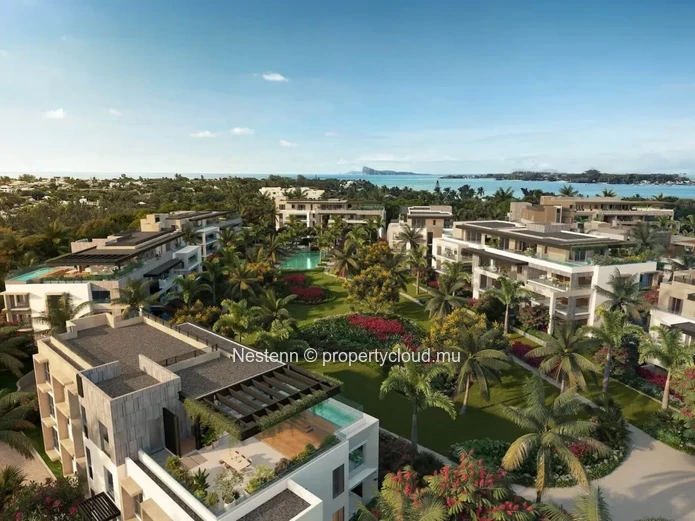 Appartement de 3 chambres en domaine sécurisé proche de la plage 