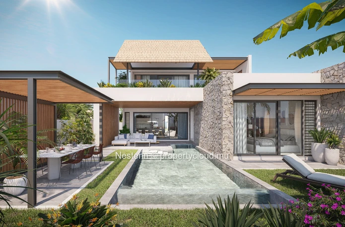 Spendide villa de 4 chambres accès direct plage et vue lagon 