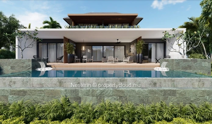Villa en construction sur un golf 