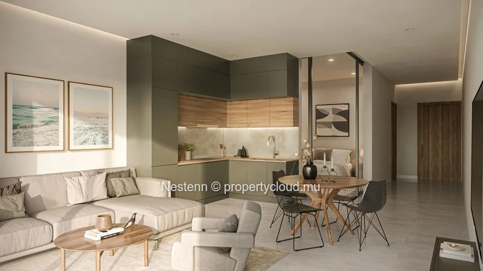 Vie de luxe dans un penthouse avec vue panoramique sur l'océan