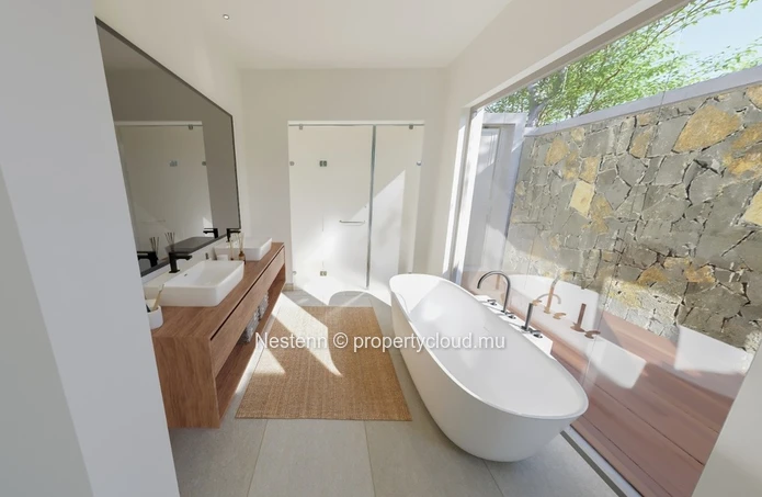 Villa de 3 chambres avec piscine privée dans une région préservée à proximité de la plage. 