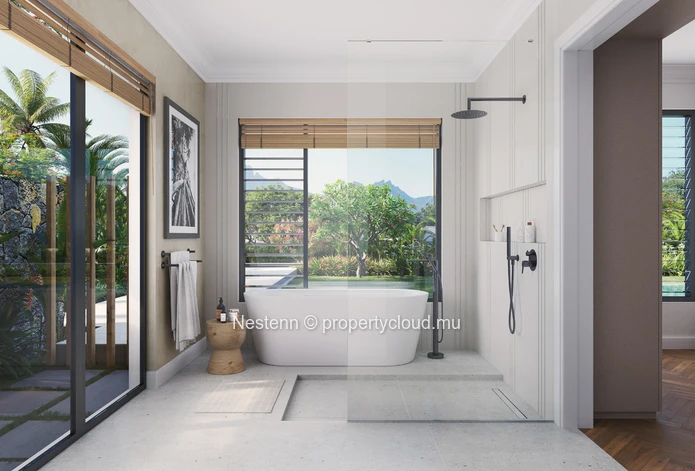 The Creole charm of an exceptional villa in a peaceful residential area
