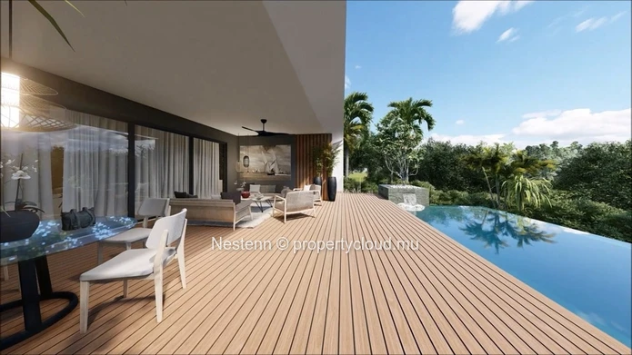 Villa en construction sur un golf 