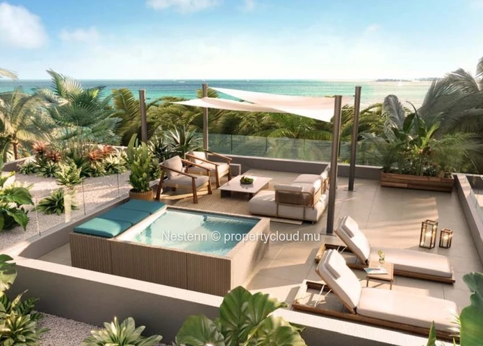 Magnifique penthouse moderne flambant neuf de 2 chambres avec son toit-terrasse