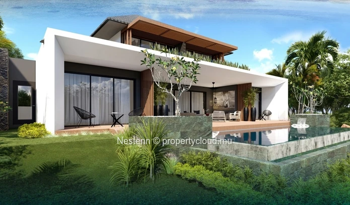 Villa en construction sur un golf 