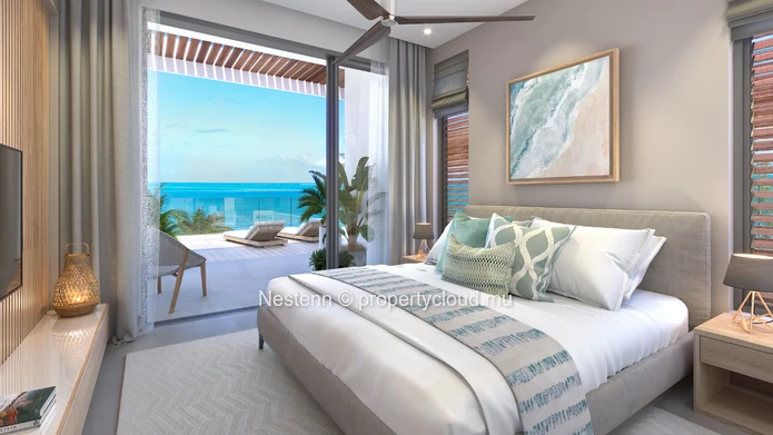 Penthouse de prestige de 3 chambres avec vue mer