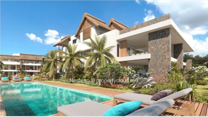 Superbe appartement de 3 chambres en rez de jardin pieds dans l'eau 