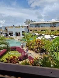 Duplex en residence avec piscine et plage a pied