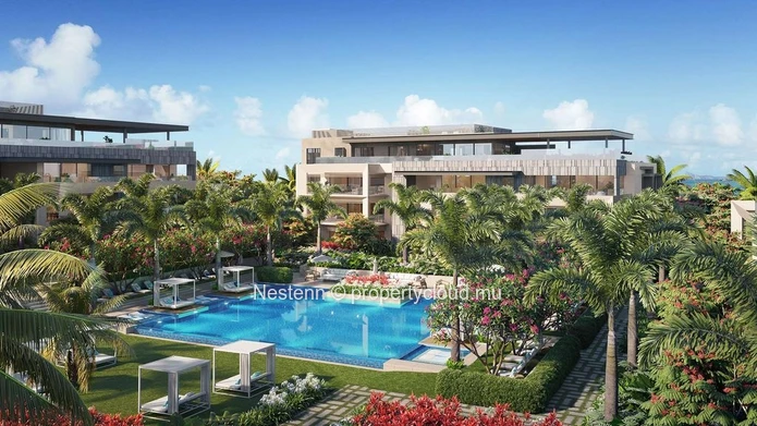 Appartement de 3 chambres en domaine sécurisé à quelques pas de la plage 