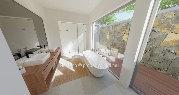 Villa de 3 chambres avec piscine privée dans une région préservée à proximité de la plage. 