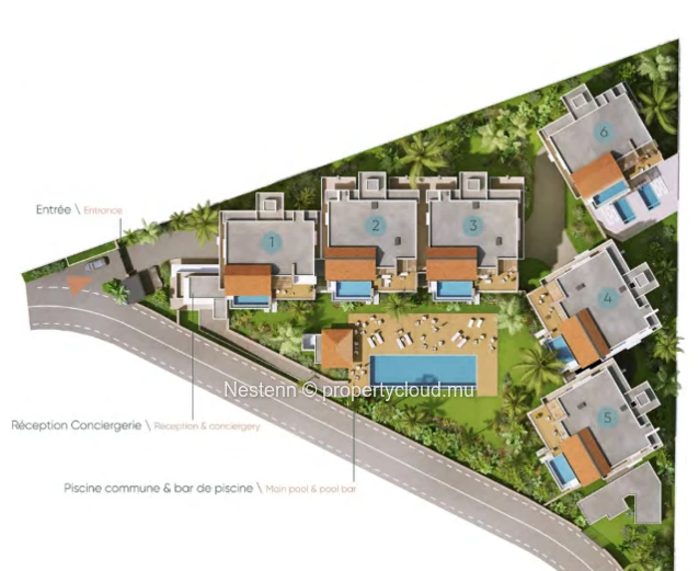 Appartement d'exception de 3 chambres dans l'ouest 