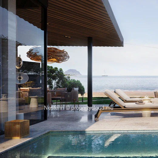 Rare villa de 3 chambres en suite pieds dans l'eau avec rooftop aménagé